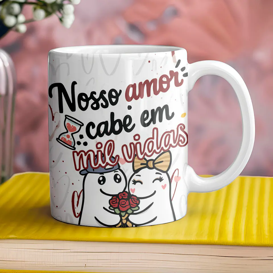 24 Artes para Caneca Azulejo Flork Dia dos Namorados Arquivo em Png  1
