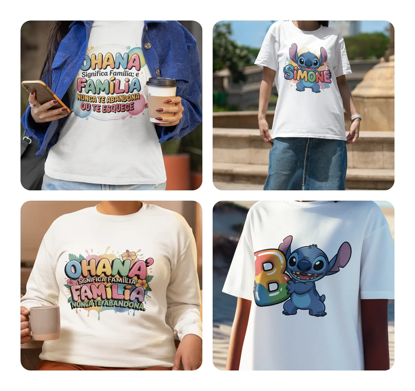 Arquivos para Criações Fofa Stitch Nomes Arquivos em Png 7