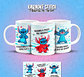 11 Artes para Caneca Karaokê Stitch Músicas de Amor Arquivo em Png  - Thumbnail 4