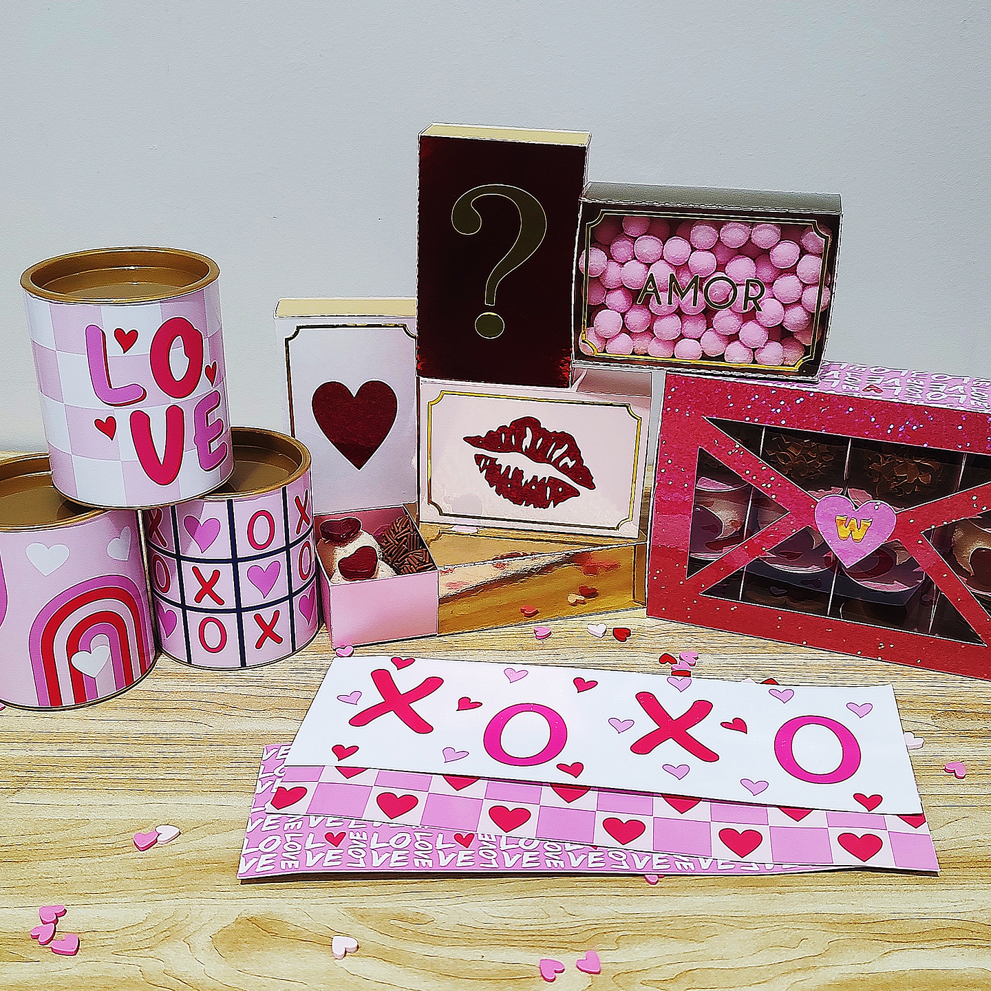 Arquivo de Corte Caixa Surpresa Dia dos Namorados Arquivo em Pdf   1