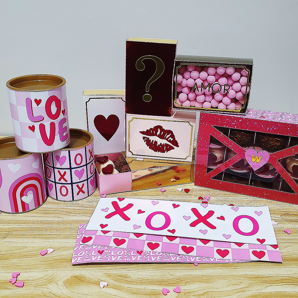 Arquivo de Corte Caixa Surpresa Dia dos Namorados Arquivo em Pdf   1