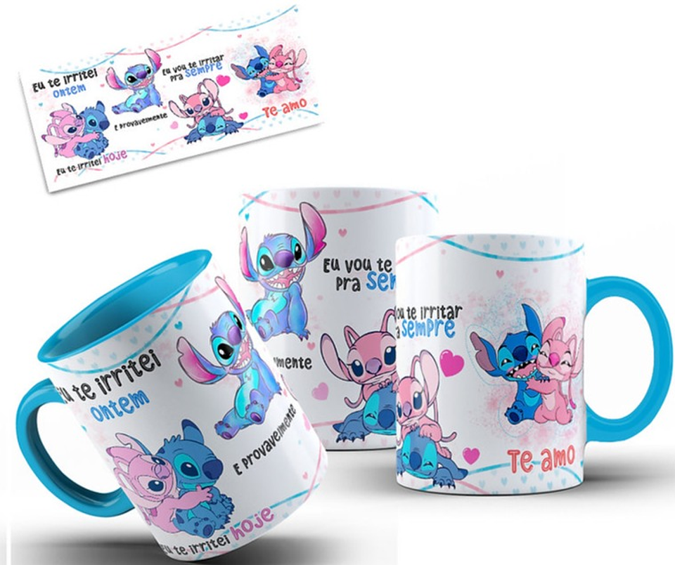 Arte para Caneca Eu Te irritei ontem Eu te irritei hoje e provavelmente eu vou te irritar pra sempre Arquivo em Png 3