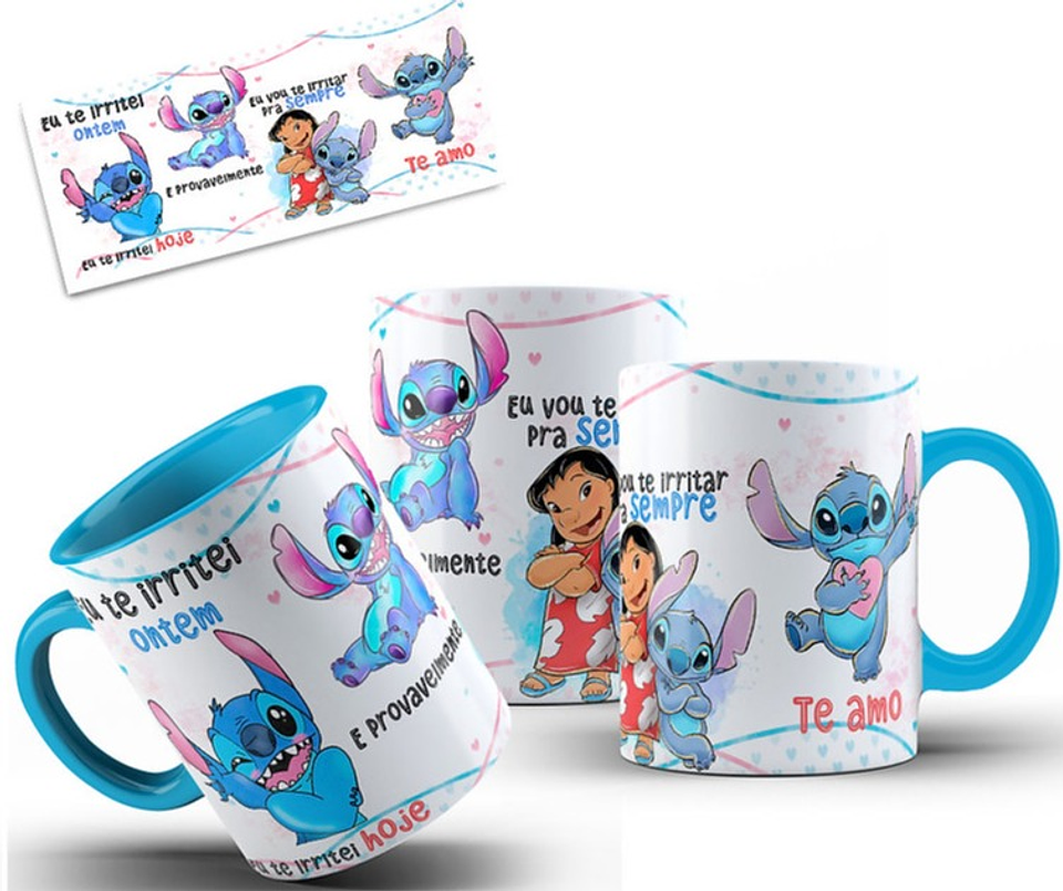 Arte para Caneca Eu Te irritei ontem Eu te irritei hoje e provavelmente eu vou te irritar pra sempre Arquivo em Png 4