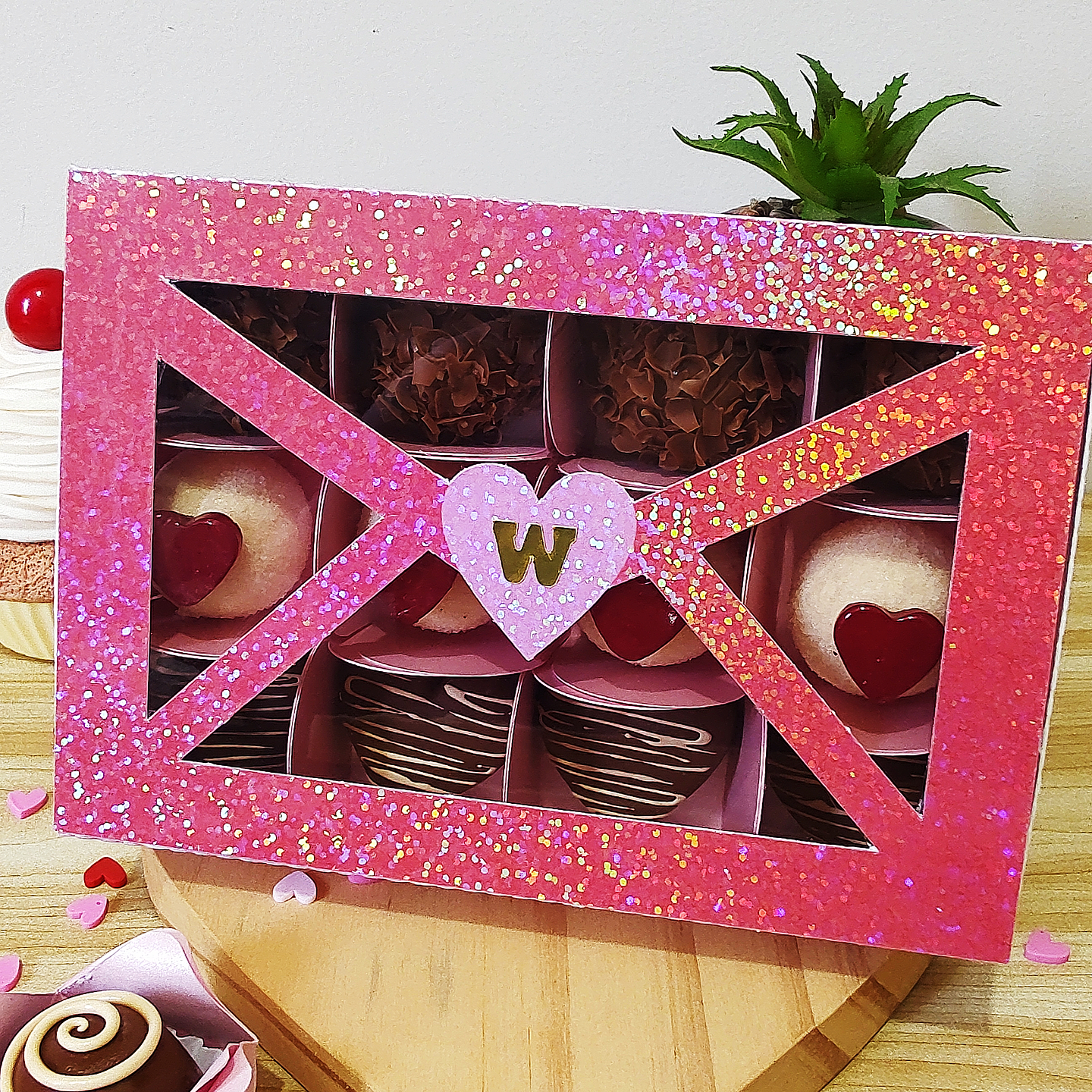 Arquivo de Corte Caixa Surpresa Dia dos Namorados Arquivo em Pdf   3