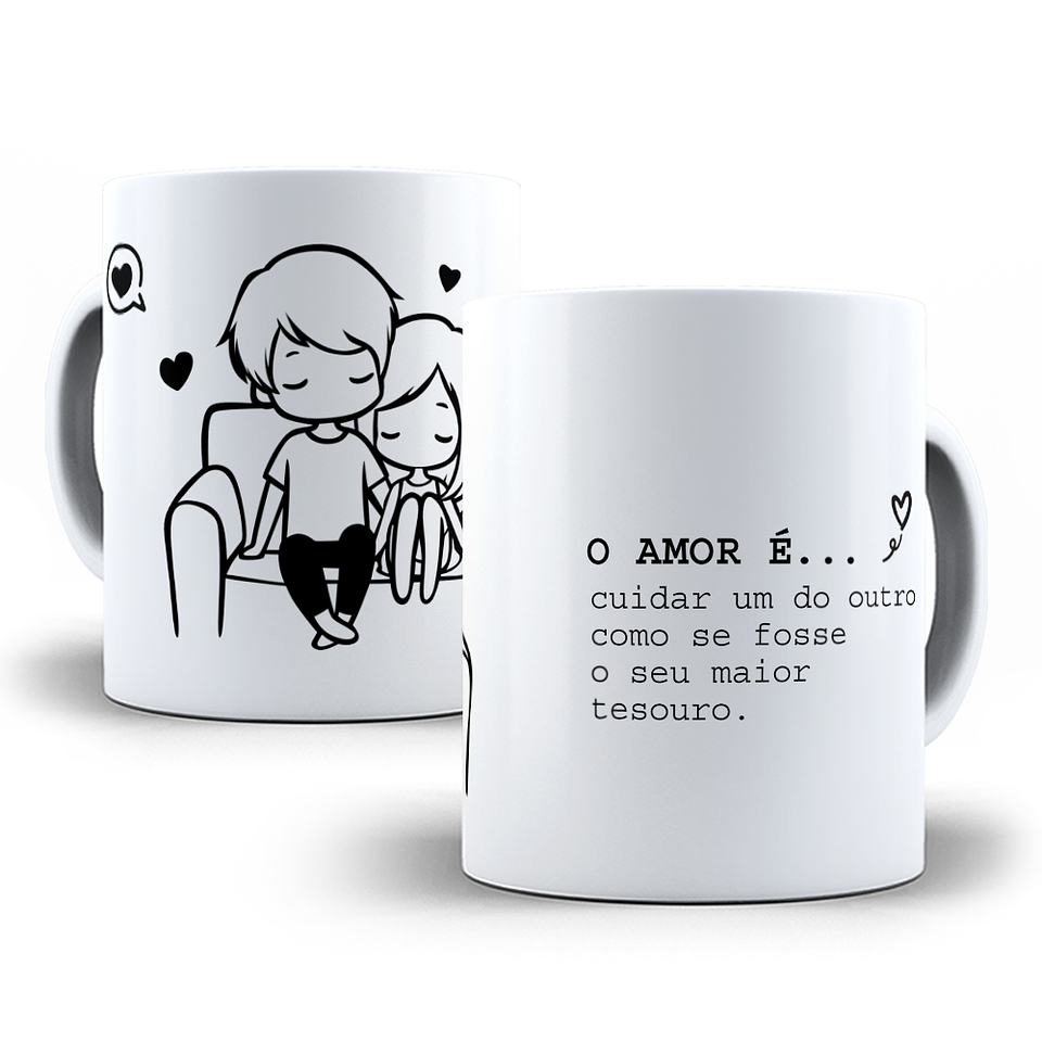 14 Artes para Caneca Dia dos Namorados O Amor é Arquivo Editável  6