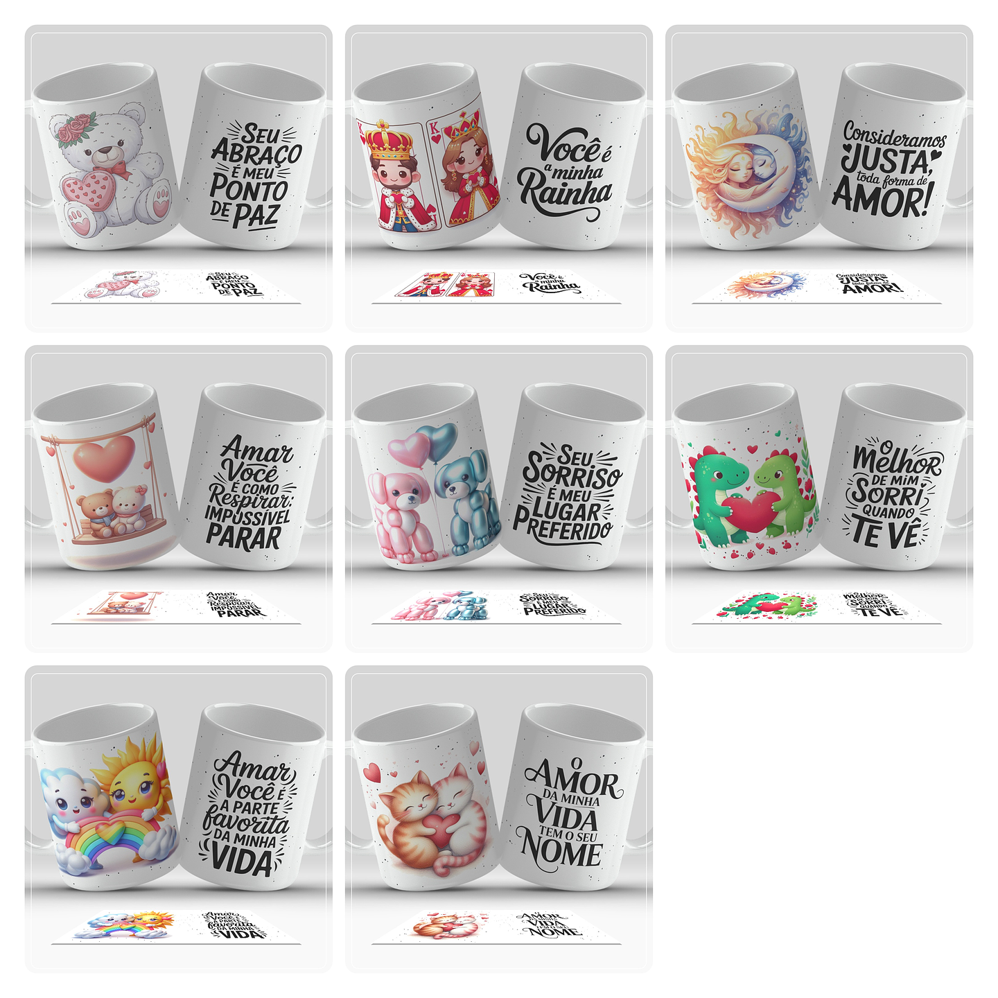 22 Artes para Caneca Dia dos Namorados Arquivo em Jpg 3