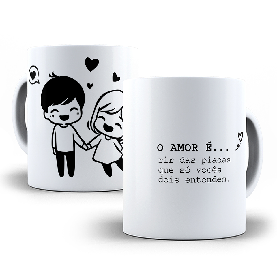 14 Artes para Caneca Dia dos Namorados O Amor é Arquivo Editável  8