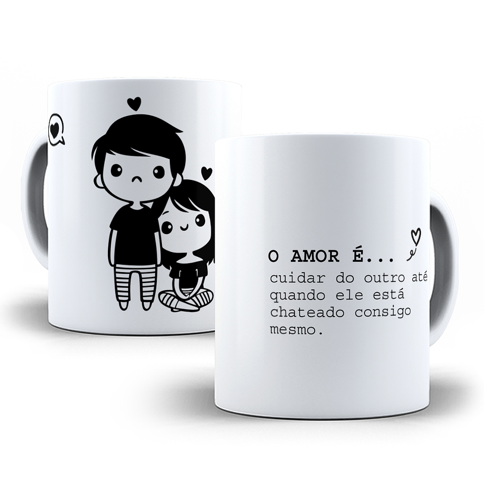14 Artes para Caneca Dia dos Namorados O Amor é Arquivo Editável  11