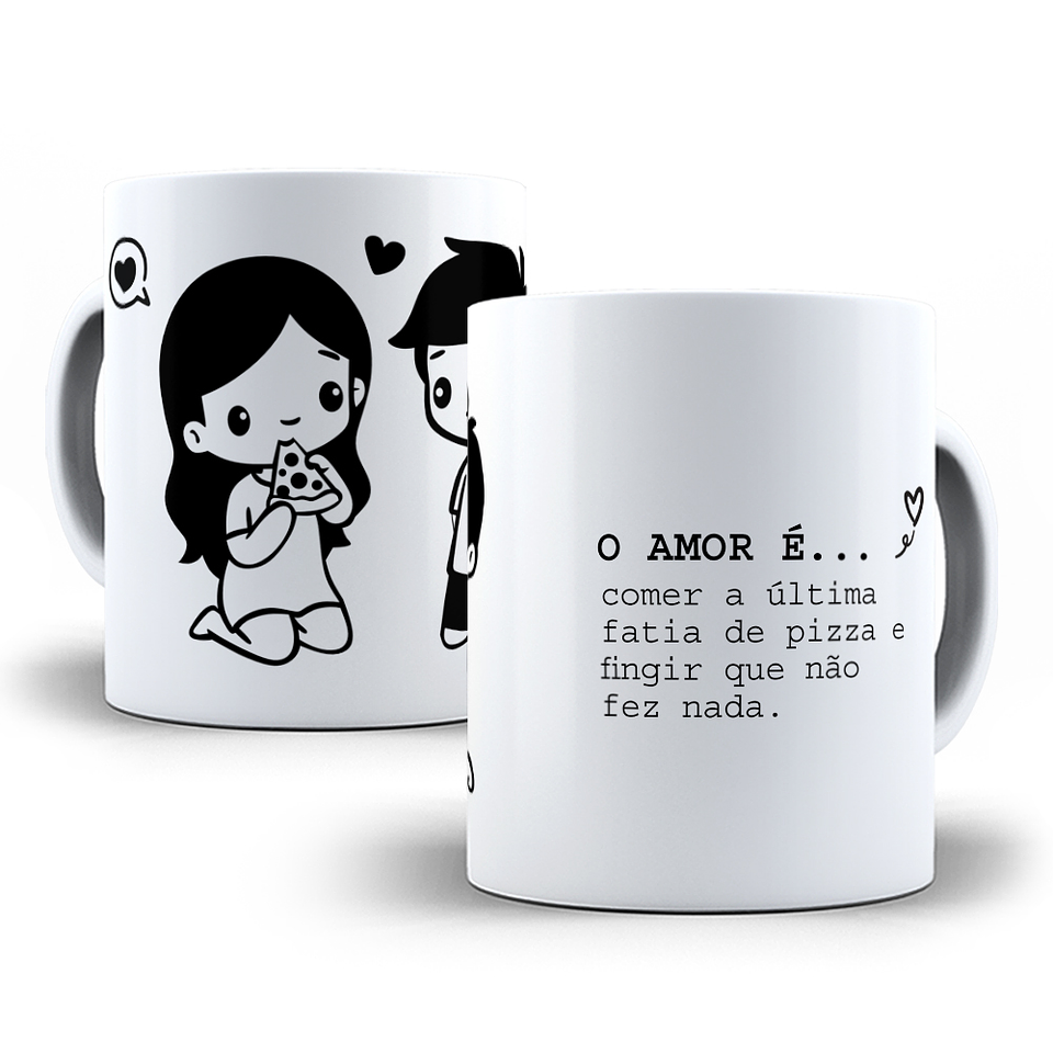 14 Artes para Caneca Dia dos Namorados O Amor é Arquivo Editável  12