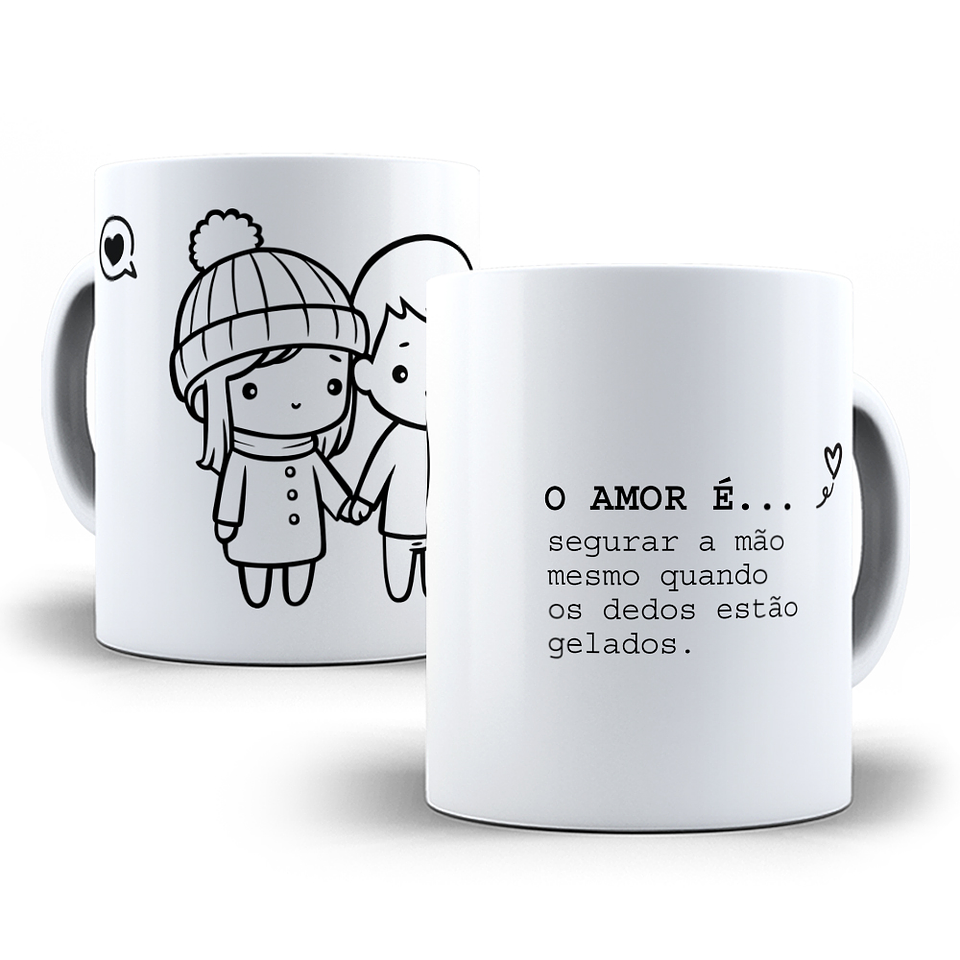 14 Artes para Caneca Dia dos Namorados O Amor é Arquivo Editável  13
