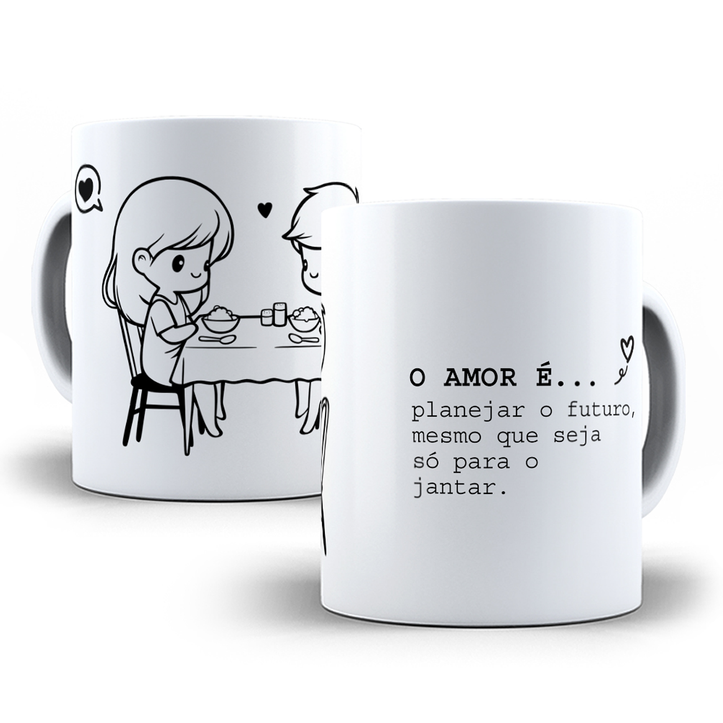 14 Artes para Caneca Dia dos Namorados O Amor é Arquivo Editável  14