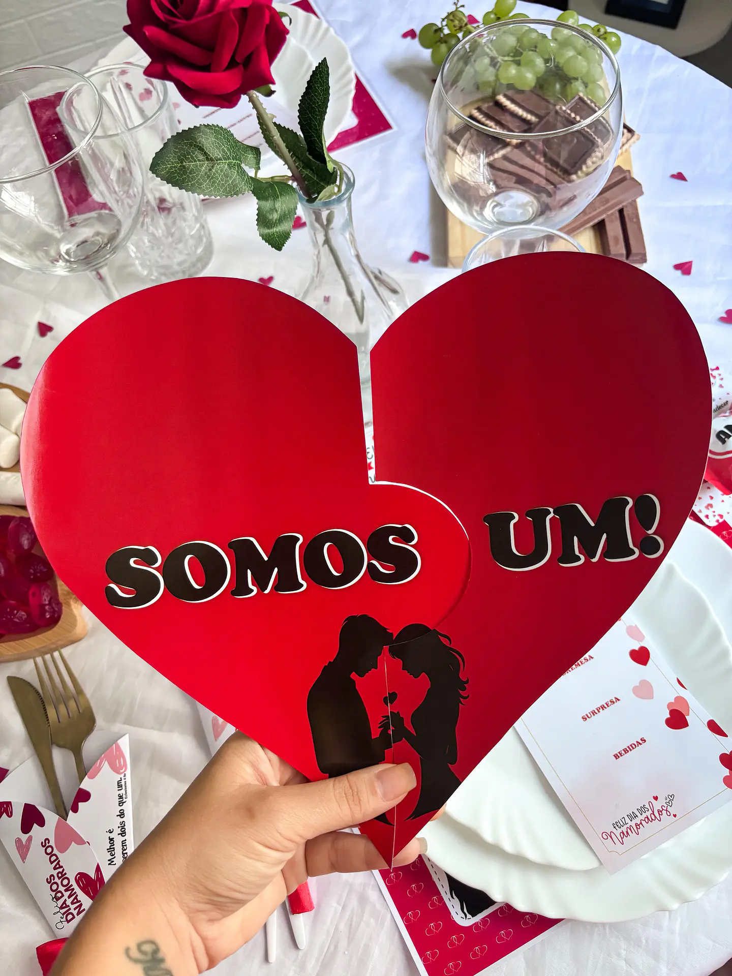 Arquivo pronto Mesa Posta Dia dos Namorados Arquivo em Png  3