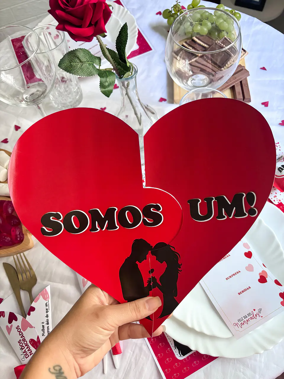 Arquivo pronto Mesa Posta Dia dos Namorados Arquivo em Png  3