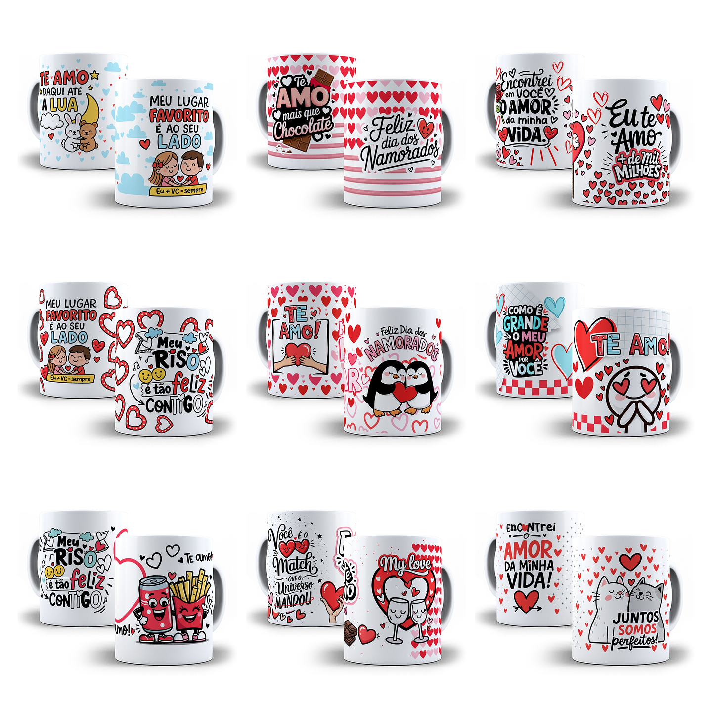 30 Artes para Caneca + Arte para Tubolata Dia dos Namorados em Jpg  9