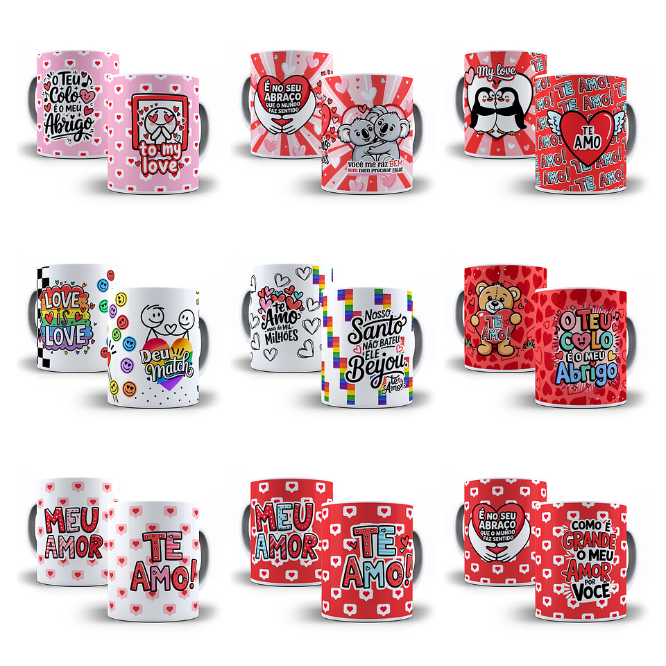 30 Artes para Caneca + Arte para Tubolata Dia dos Namorados em Jpg  10