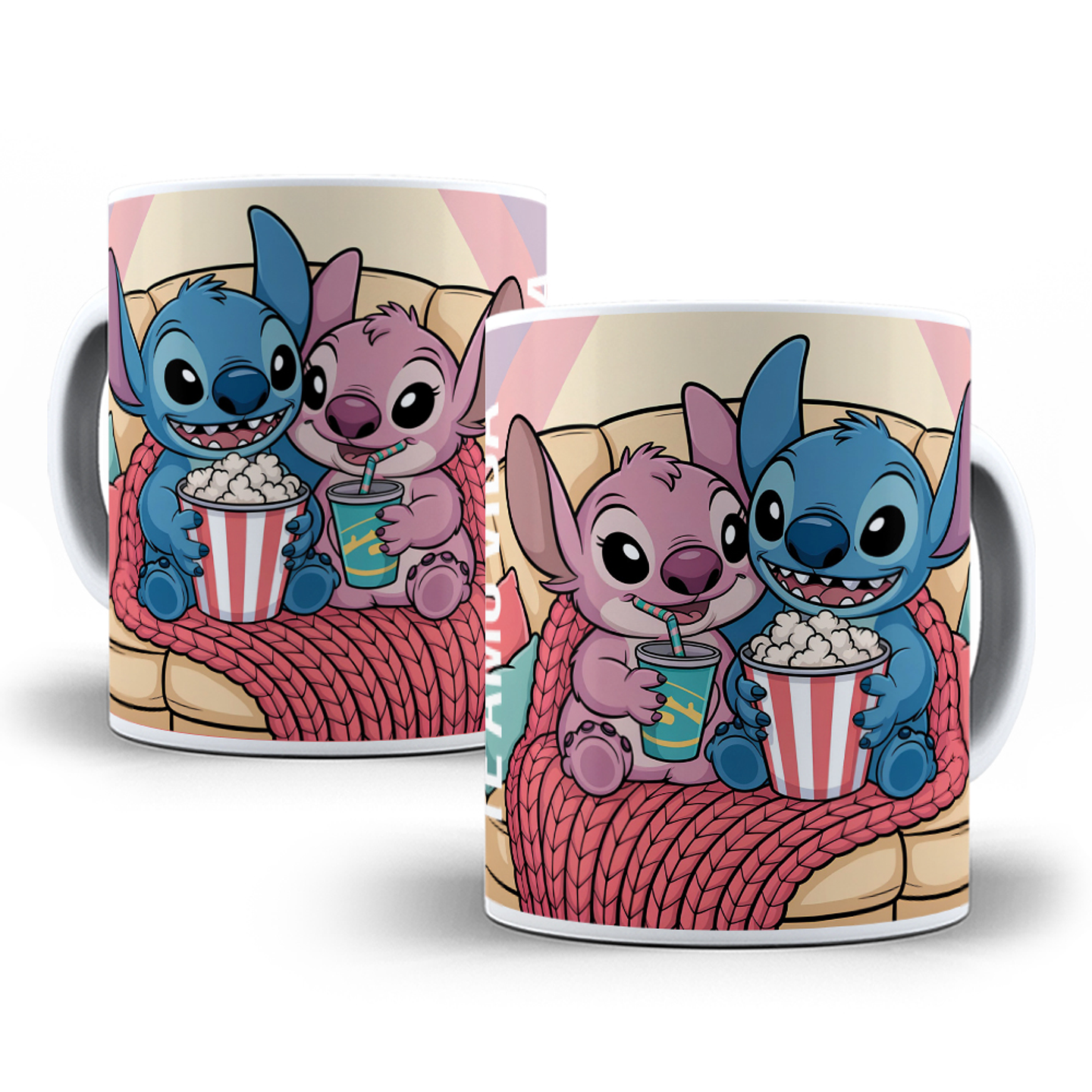14 Artes para Caneca Dia dos Namorados Stitch Arquivo em Png  4