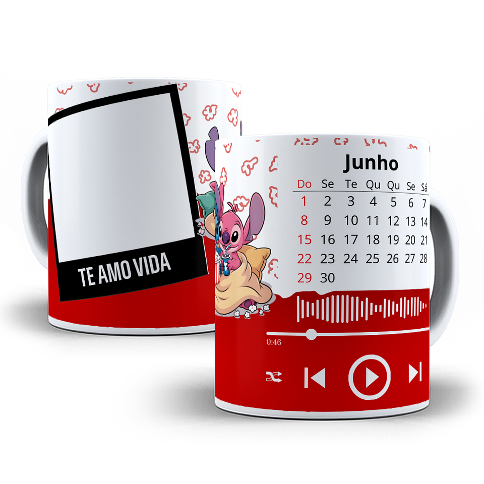 14 Artes para Caneca Dia dos Namorados Stitch Arquivo em Png  10