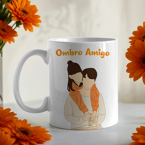 Artes Caneca Dorama Ombro Amigo em Png