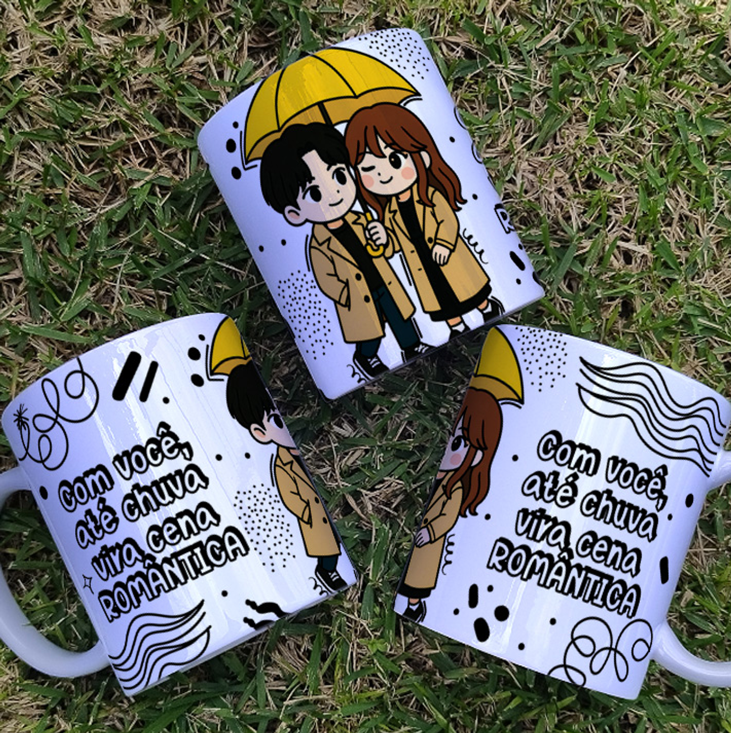 8 Artes para Caneca Dia dos Namorados Dorama Arquivo Editável  1