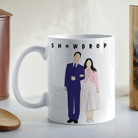 Artes Caneca Dorama Snowdrop em Png 