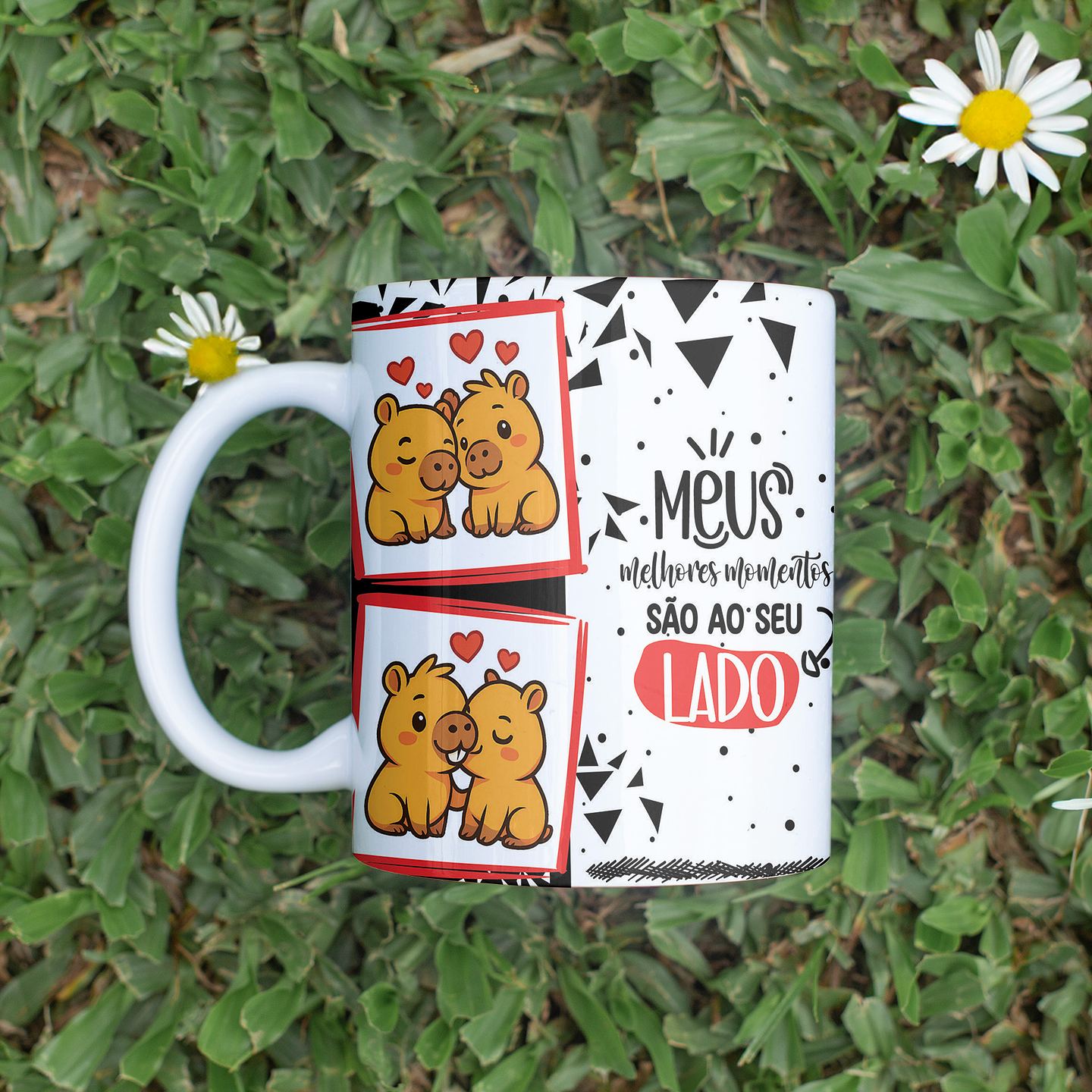 7 Artes para Caneca Dia dos Namorados Capivara Arquivo Editável  3
