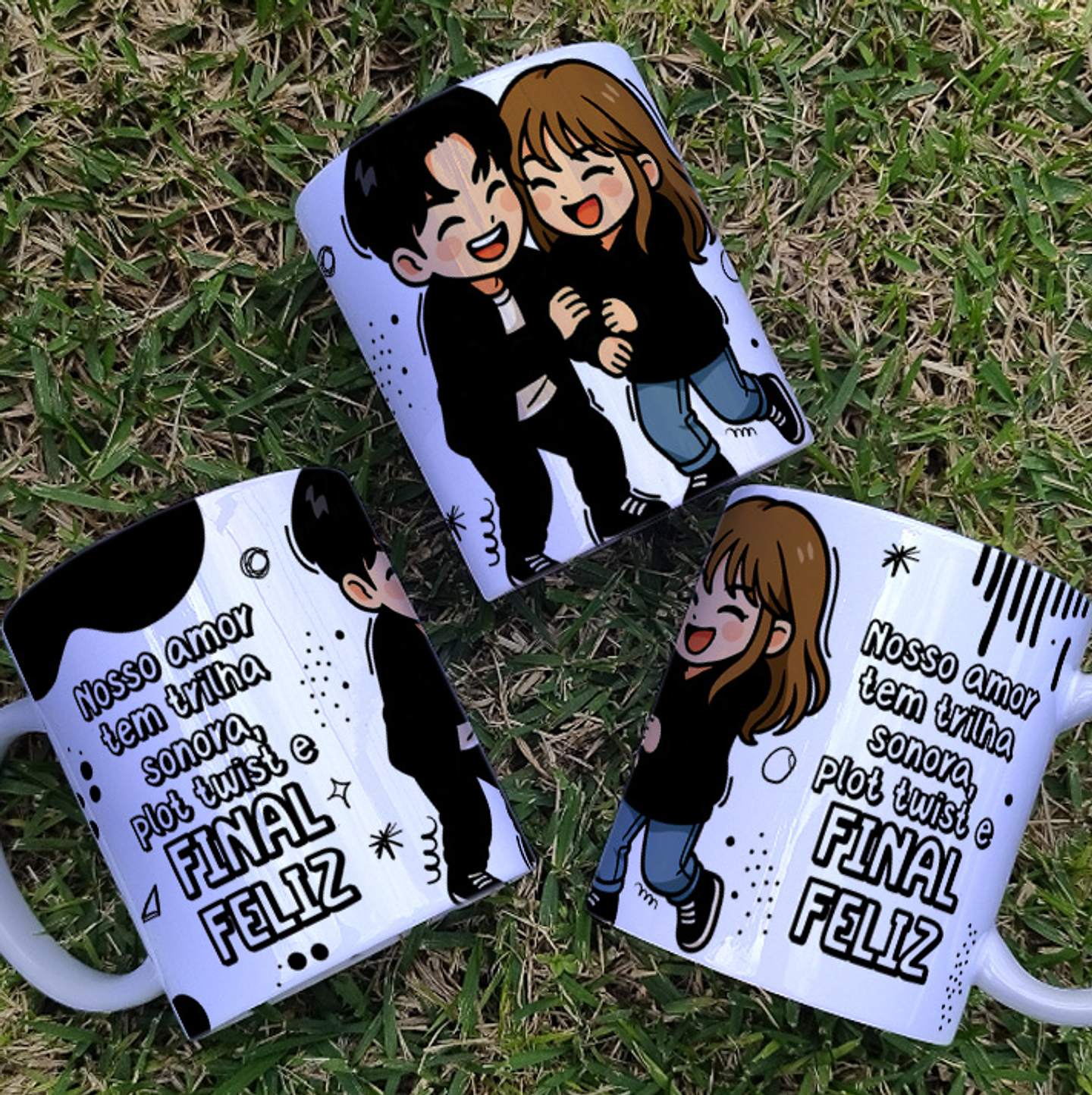 8 Artes para Caneca Dia dos Namorados Dorama Arquivo Editável  7