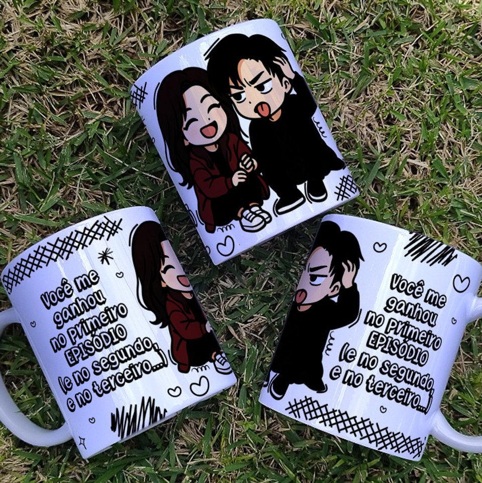 8 Artes para Caneca Dia dos Namorados Dorama Arquivo Editável  8