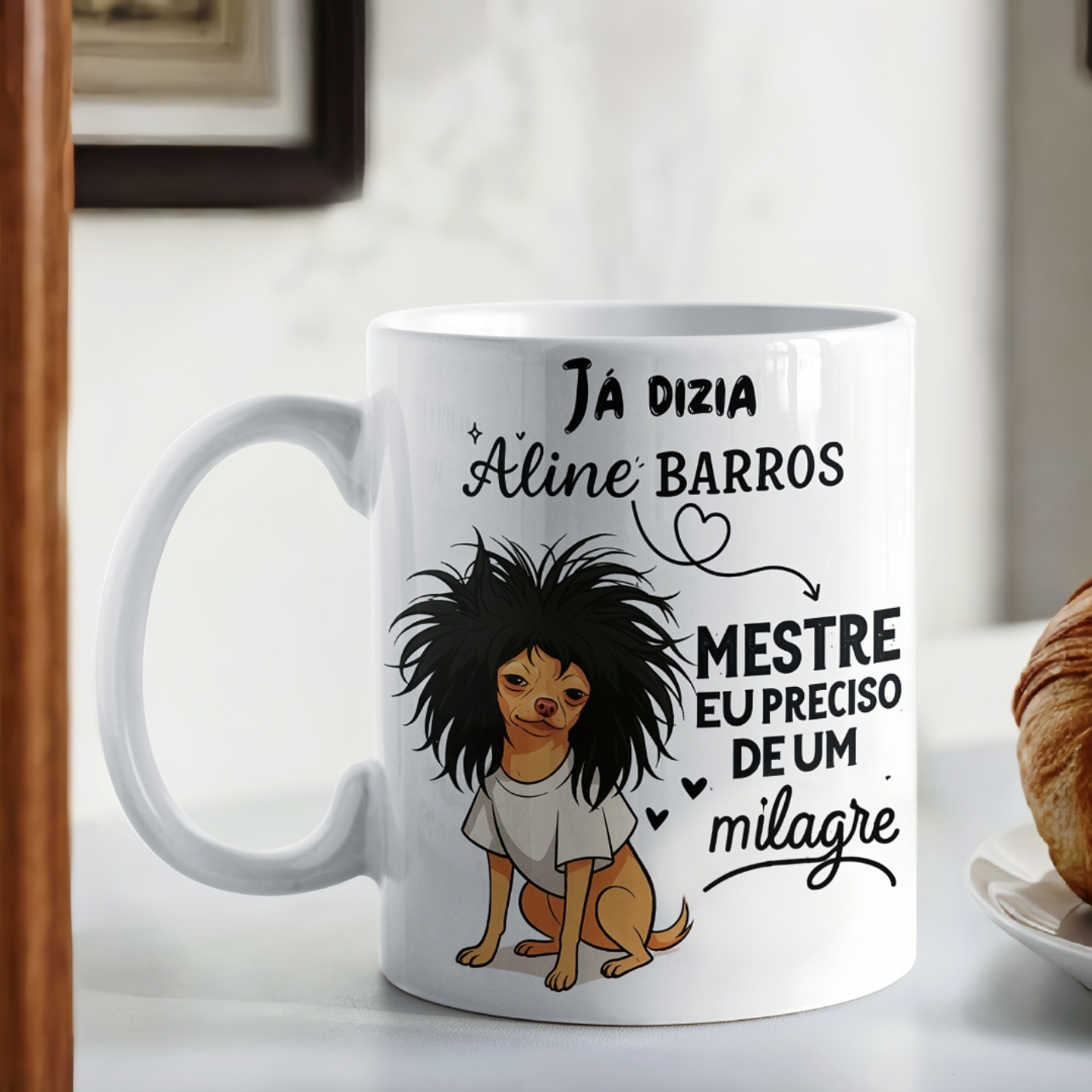 Artes Caneca Mestre eu preciso de um milagre  em Png 1