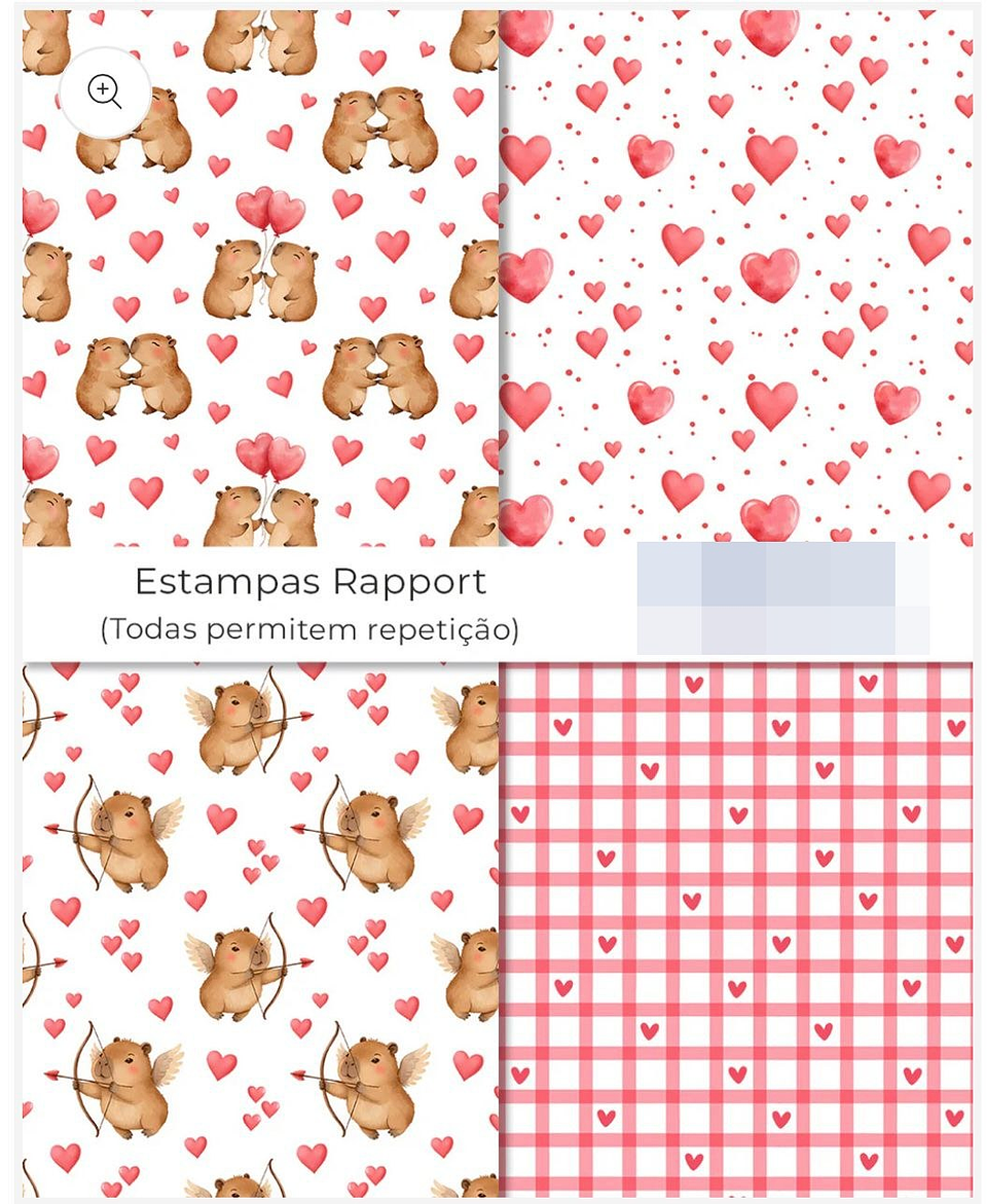 Kit Digital Capivara Apaixonada Dia dos Namorados Png   4