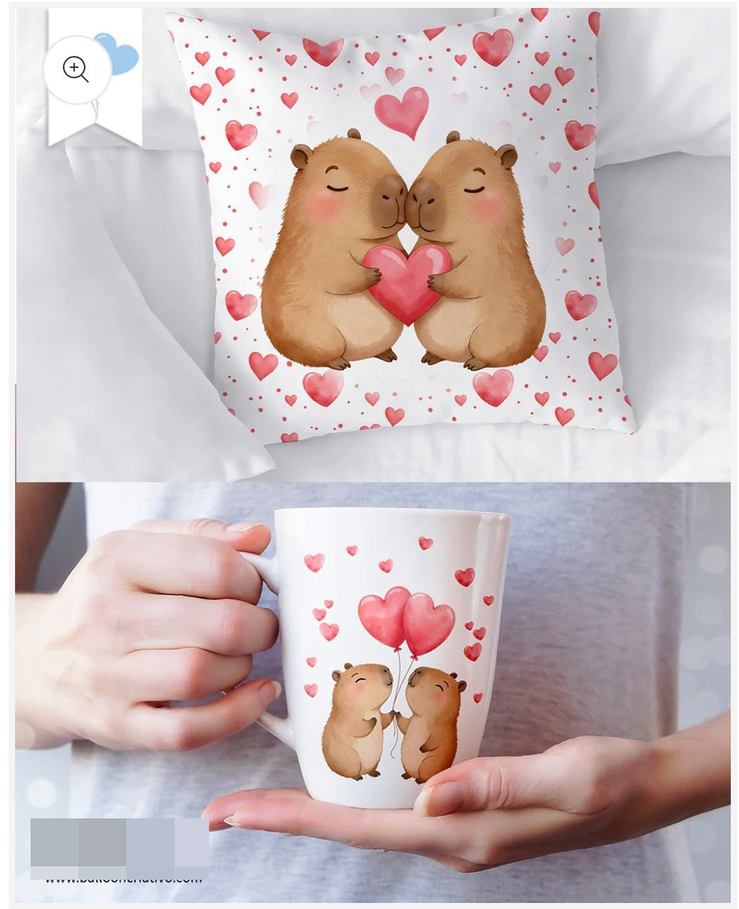 Kit Digital Capivara Apaixonada Dia dos Namorados Png   6