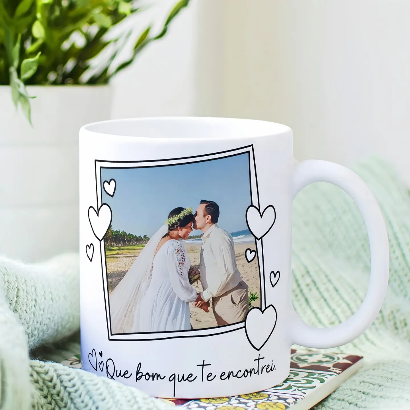 Artes Caneca Plantei AMOR, colhi VOCÊ em Png  2