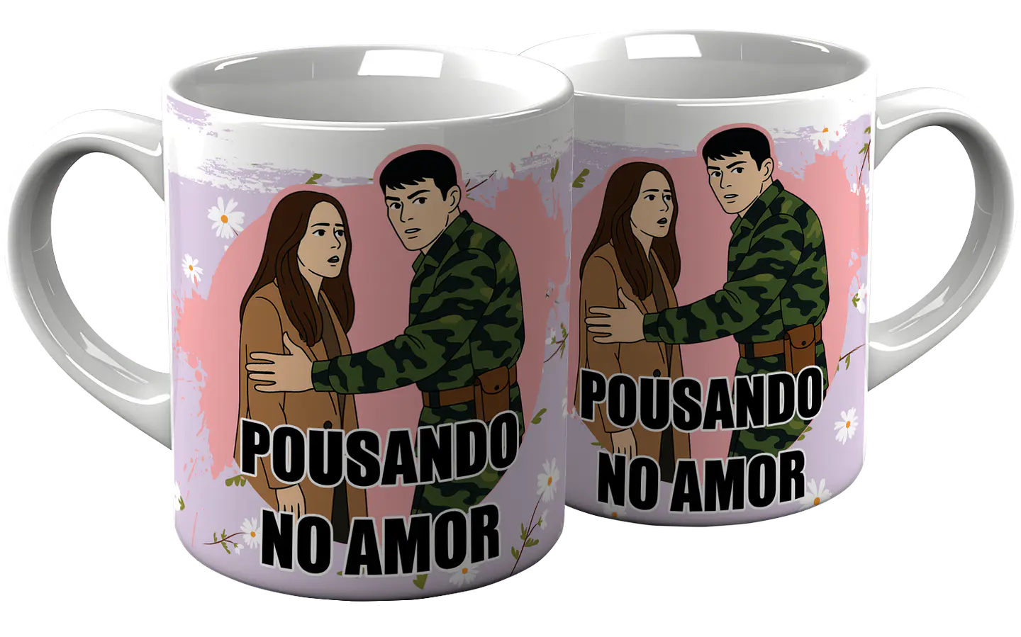 6 Artes Caneca Dorama Pousando No Amor em Png 1