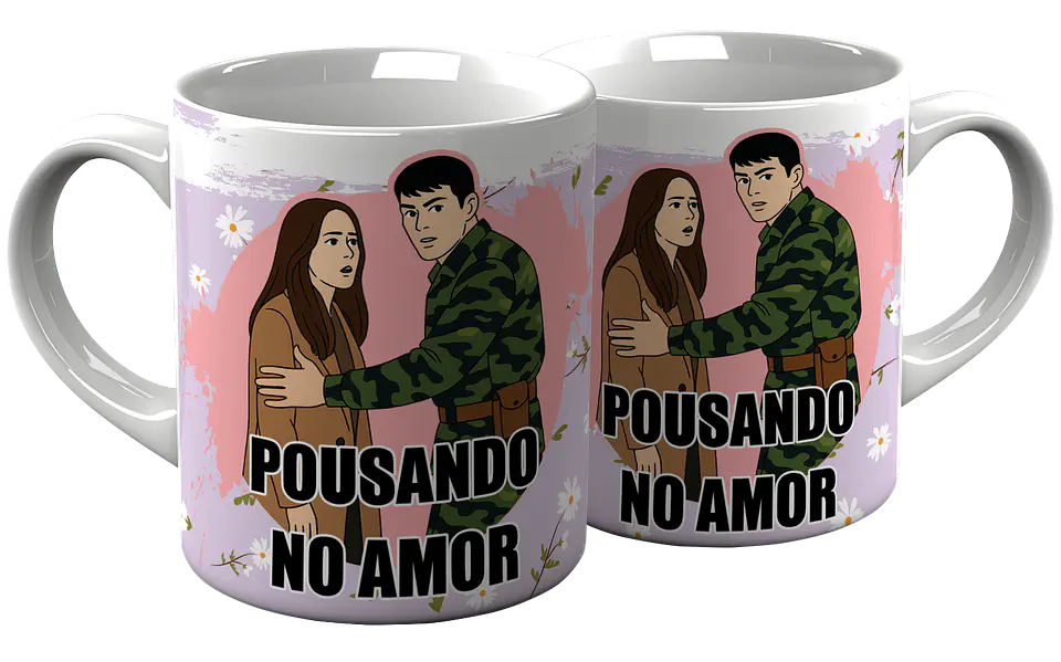 6 Artes Caneca Dorama Pousando No Amor em Png 1