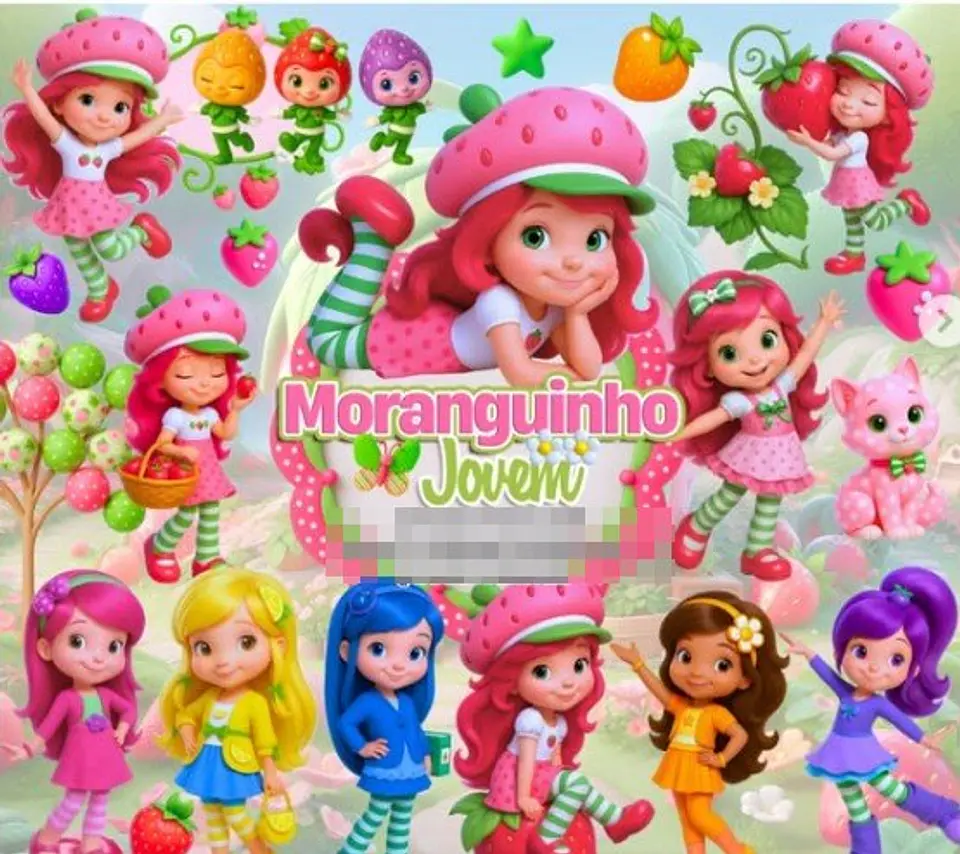 Kit Digital Moranguinho Jovem Arquivo em Png 1