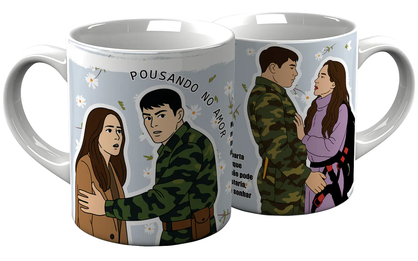 6 Artes Caneca Dorama Pousando No Amor em Png 2