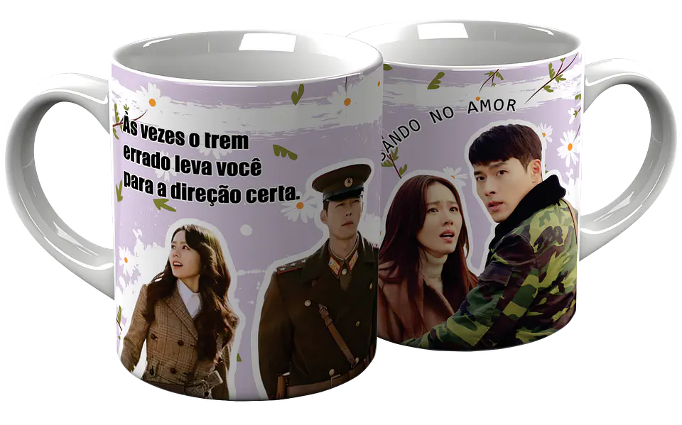 6 Artes Caneca Dorama Pousando No Amor em Png 5