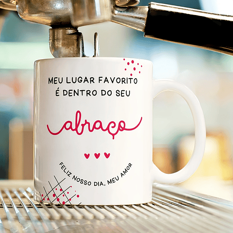 Artes Caneca Meu lugar favorito é dentro do seu abraço Você ganhou meu coração em Png 