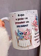 Arte Caneca O que a Gente Vai Prometer Um Para o Outro Stitch e Angel Arquivo em Jpg - Thumbnail 1