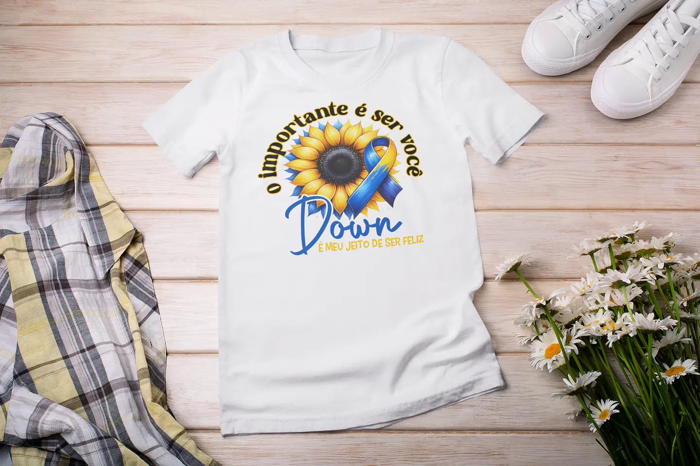 7 Artes Camisa Síndrome de Down Arquivo Editável  1