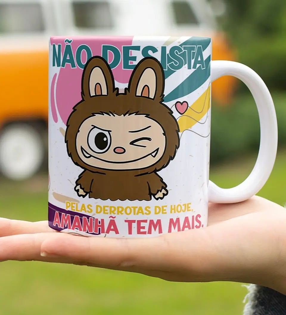 8 Artes para Caneca Labubu Frases Sarcásticas Arquivo Editável  2