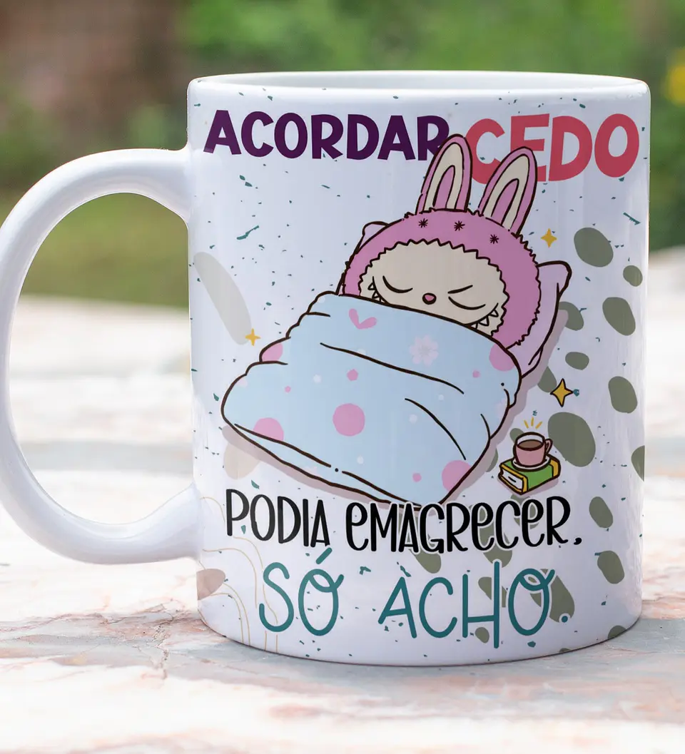 8 Artes para Caneca Labubu Frases Sarcásticas Arquivo Editável  4
