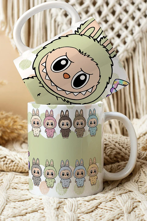 10 Artes para Caneca Labubu Arquivo em Jpg