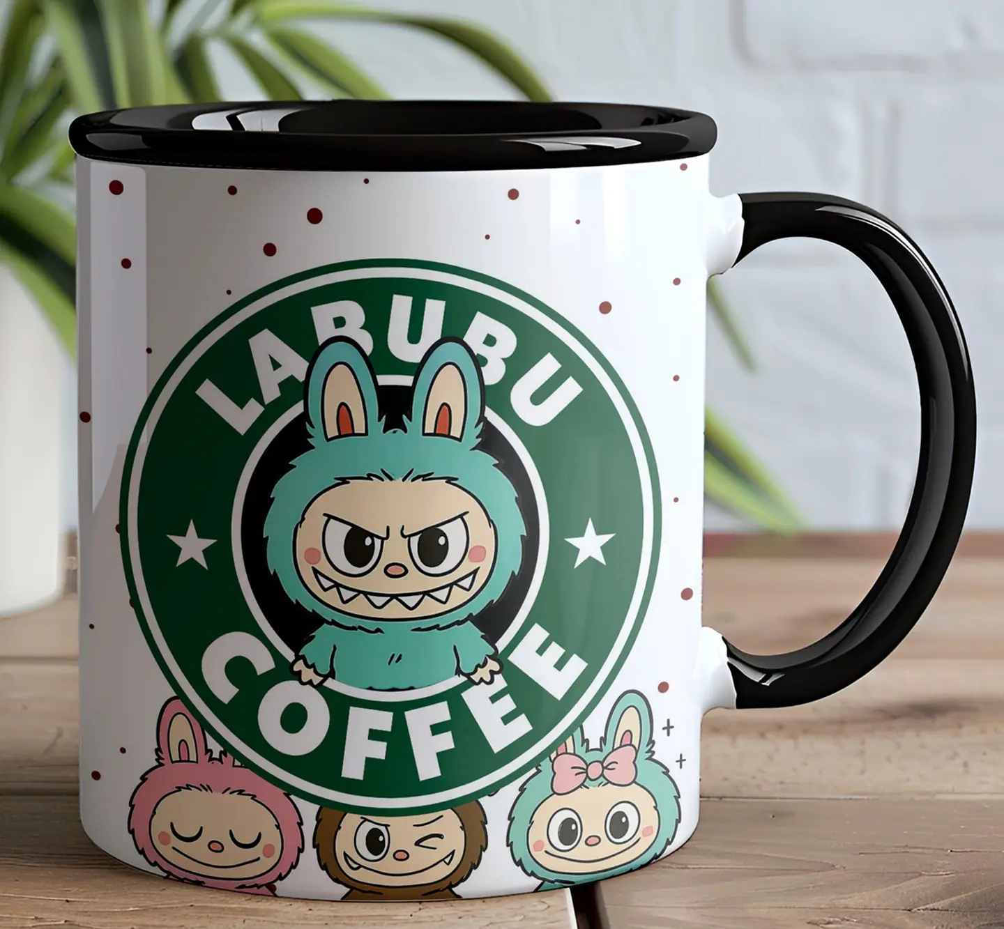 10 Artes para Caneca Labubu Starbucks Arquivo Editável  1