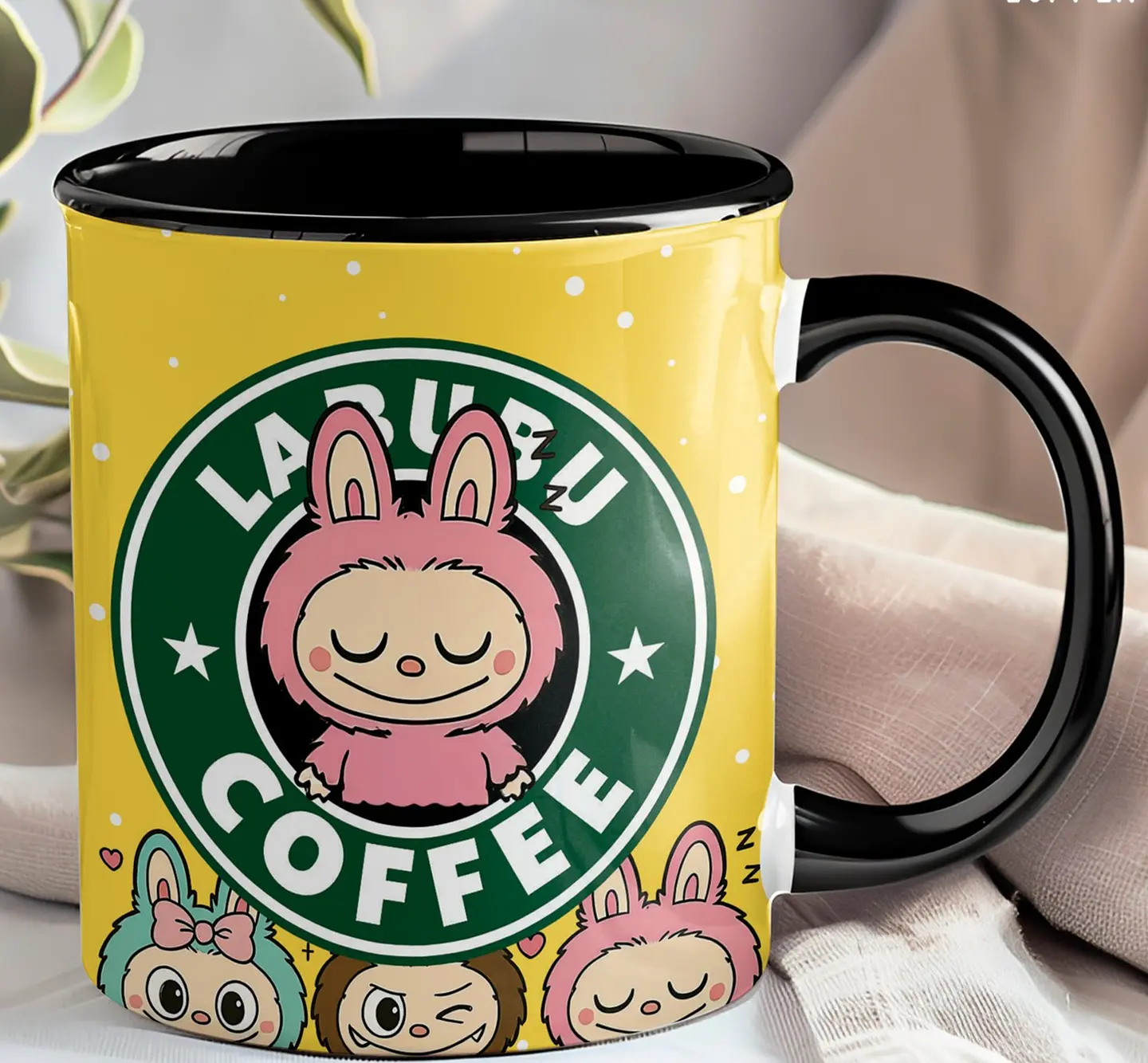 10 Artes para Caneca Labubu Starbucks Arquivo Editável  3