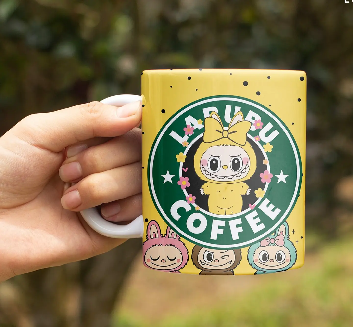 10 Artes para Caneca Labubu Starbucks Arquivo Editável  4