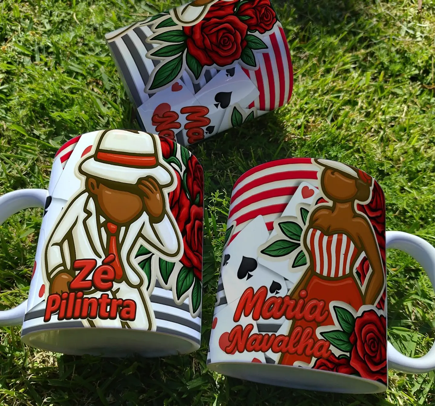 6 Artes para Caneca Zé Pilantra e Maria Navalha Arquivo Editável  3