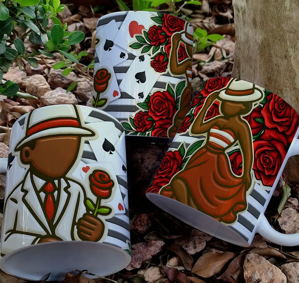 6 Artes para Caneca Zé Pilantra e Maria Navalha Arquivo Editável  4