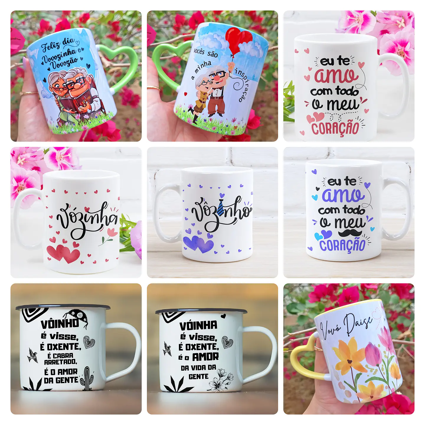 11 Artes para Caneca Dia dos Avos Arquivo em Png  3