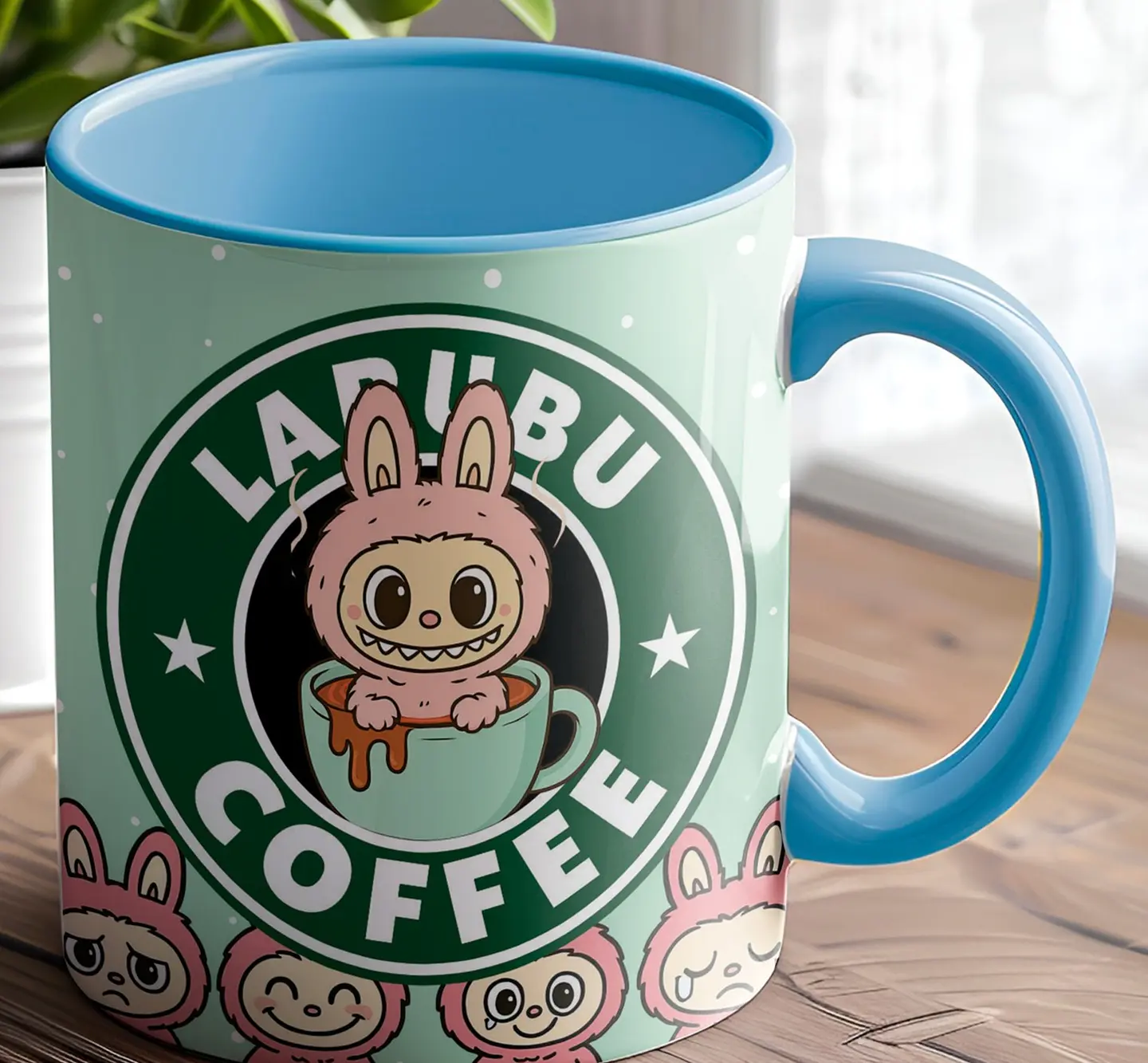 10 Artes para Caneca Labubu Starbucks Arquivo Editável  7