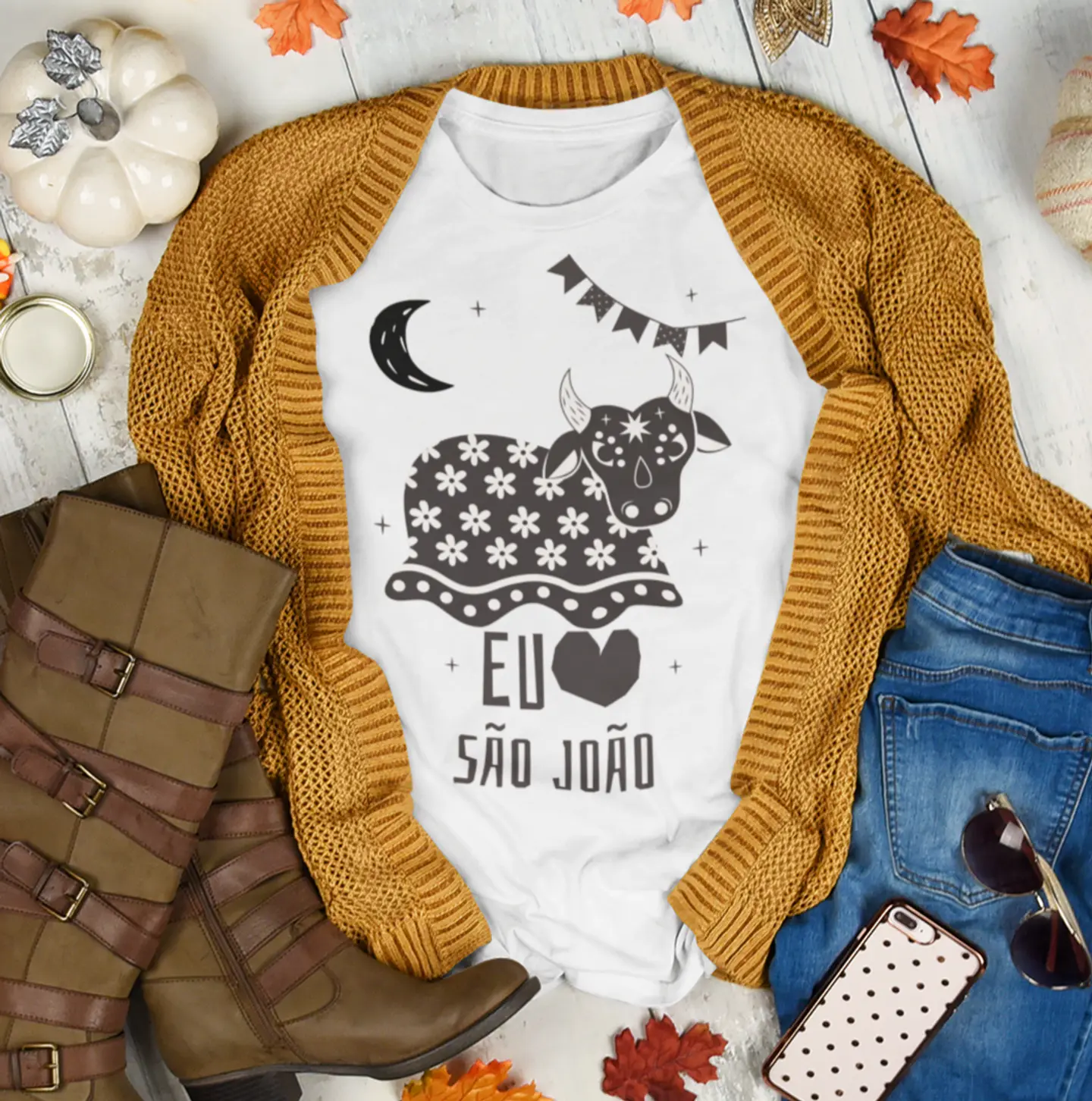 8 Artes para Camisa São João Festa Junina Arquivo Editável  5